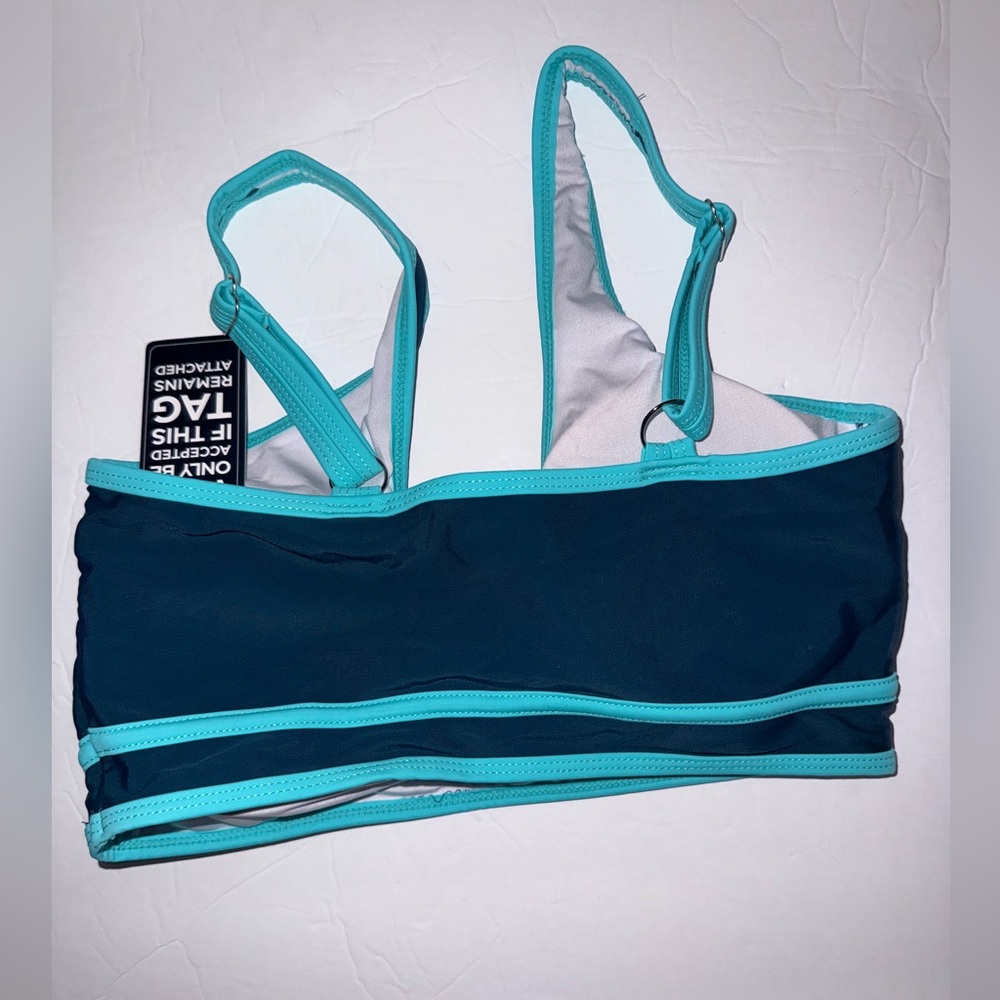 BMJL New/NWT Women's High Waisted Hunter Green & Mint Green Bikini size Small - Picture 3 of 5